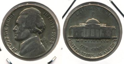 5 Cents 1944 P Philadelphia - 350er Silber.jpg