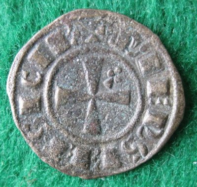 1197-1250 Friedrich II. Denar 1246 Messina, Sp (1).JPG