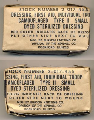 First Aid Dressing Type II World War II afr kl.jpg