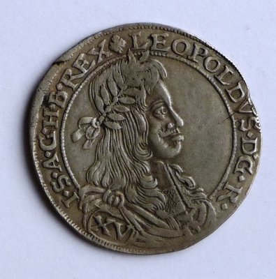 Leopold I. 15 Kreuzer Wernstein 1665 Hipp 201b av.JPG