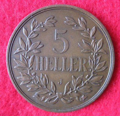 Auswärtiges Amt, 5 Heller 1908 F, KM 11 (2).JPG