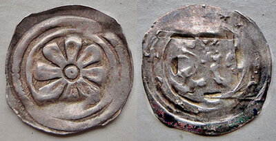 Obervellach , Albert II. (Görz) , Pfennig (CNA Cf1) , ss.R.jpg