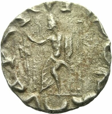 Baktrien Hermaios Soter Tetradrachme rv.jpg