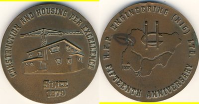 Nigeria Medal H. F. P. Engineering (Nig) Ltd. 1994.jpg