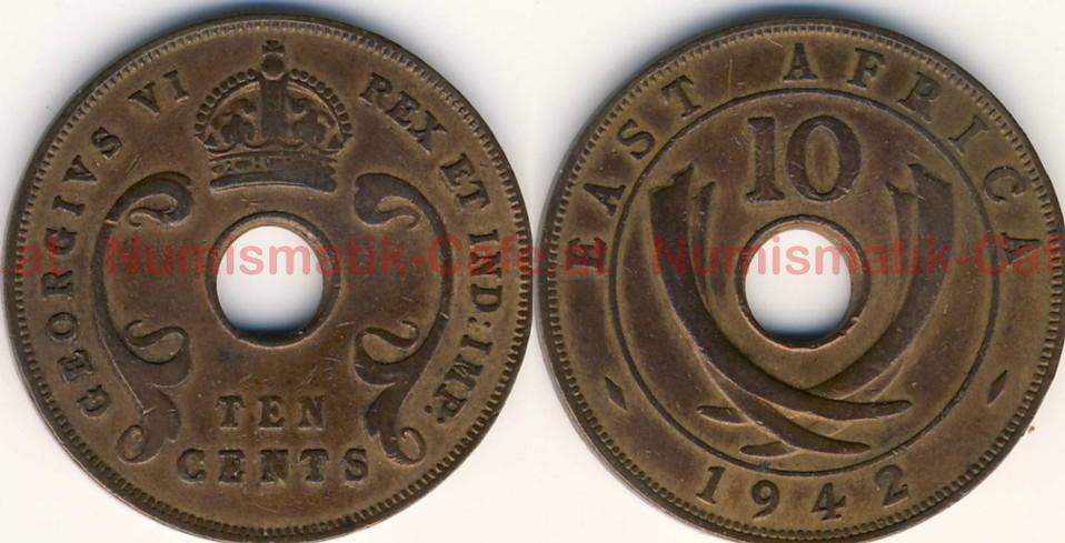 #HSb12 - 10 Cents, 1942, London