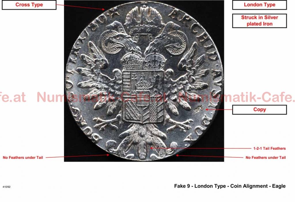 Fake 9 - London Type - Coin Alignment - Eagle LR