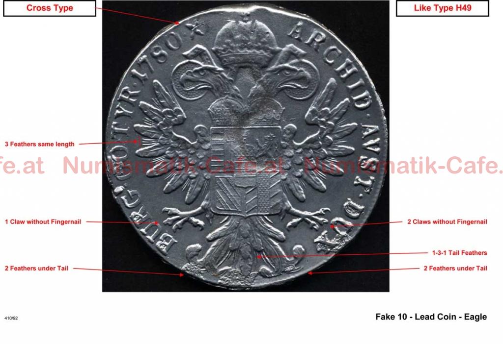 Fake 10 - Lead Coin - Eagle LR