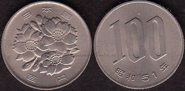 100Yen 1976