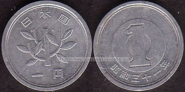 1 Yen 1956