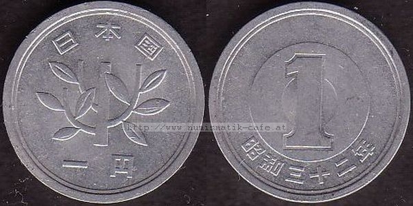 1 Yen 1957