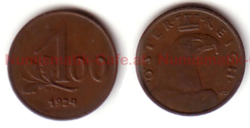 100 Kronen   1924