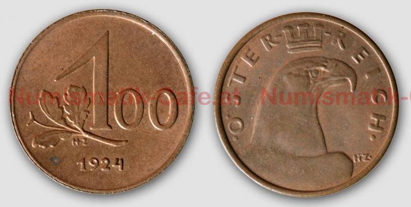 100 Kronen, 1924