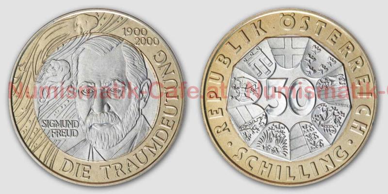 50 Schilling, 2000, Sigmund Freud