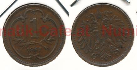 1 Heller 1897 Wien