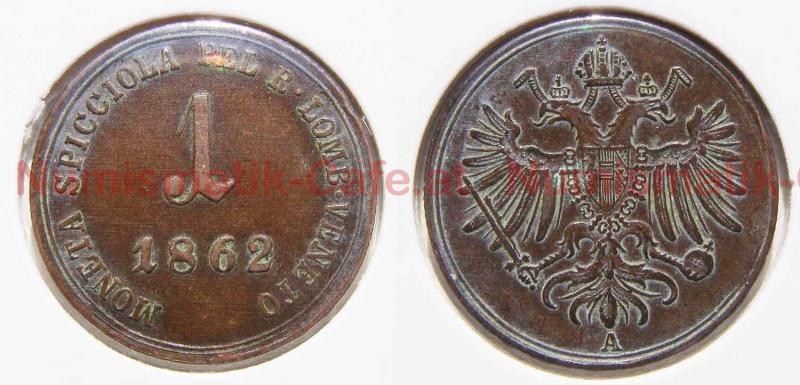 1 Soldo 1862 A (Wien)