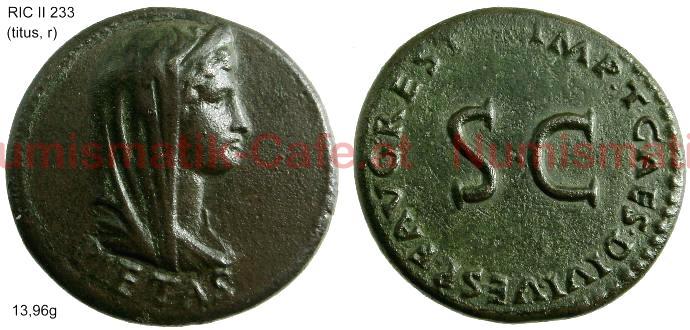 LIVIA-Dupondius-RIC II [Titus]/233