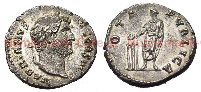 HADRIANUS Denar RIC 290