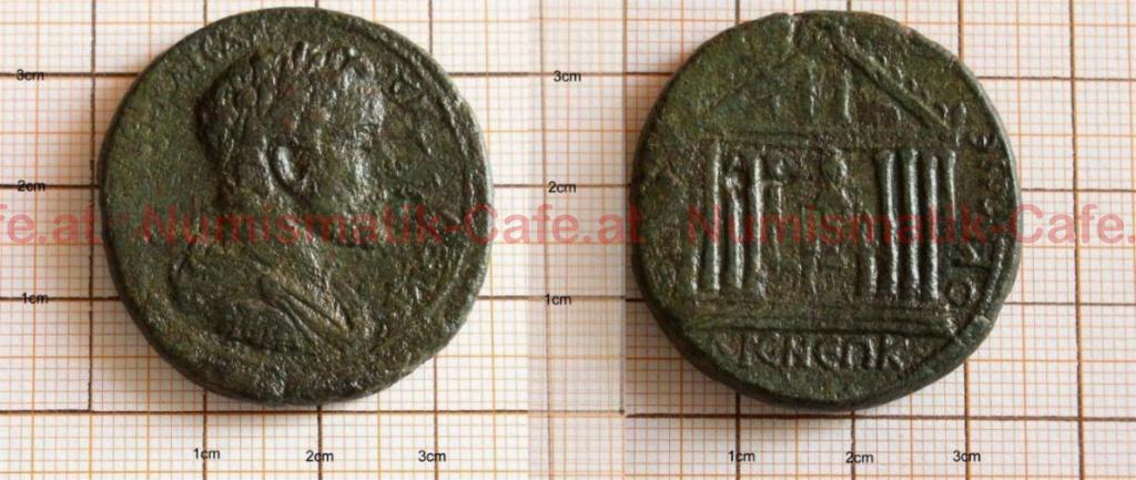 ANTONINUS PIUS - AE36 - IONIEN - EPHESUS - Tempel undArtemis Ephesia-Sear 1409