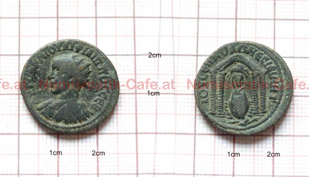 PHILIPPUS II - AE25-MESOPOTAMIA-NISIBIS-SNG Hunterlan 2448-50