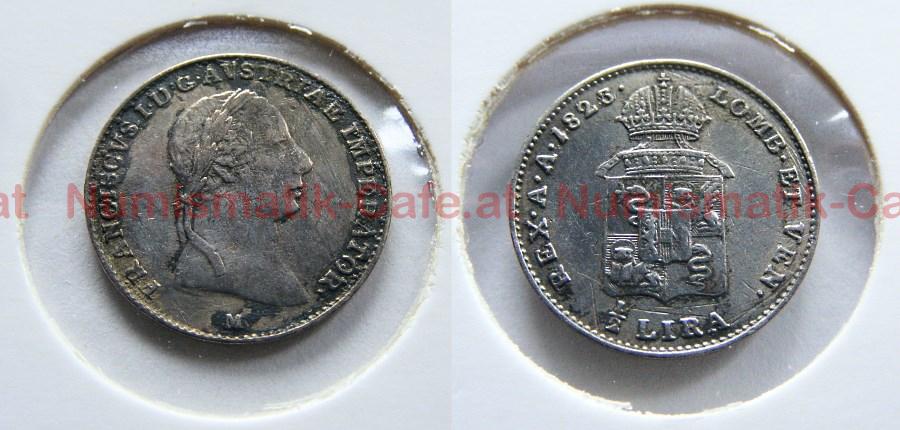 1/2 Lira 1823 M (Mailand)