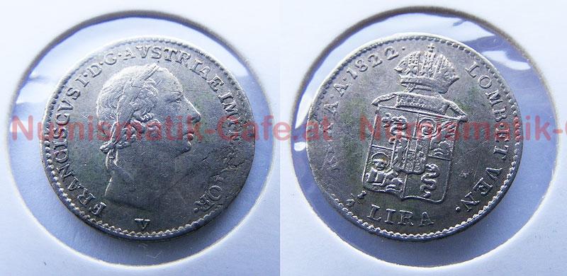 1/4 Lira 1822 V (Venedig)