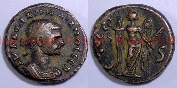 AURELIANUS-Tetradrachme + Nike