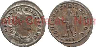 MAXIMIANVS HERCVLIVS-Antoninian-ROMA- RIC V/II/ 506