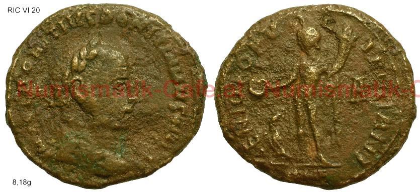 DOMITIUS DOMITIANUS - Follis- RIC VI/20