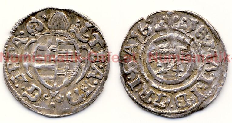 #S55Ca 1 Reichsgroschen (1/24 Taler) 1618 (Kipper-Reichsgros