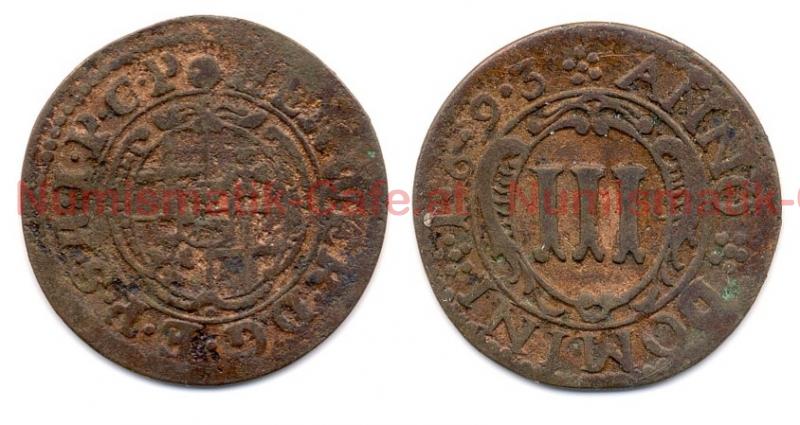 #S195Aa 3 Pfennig 1693