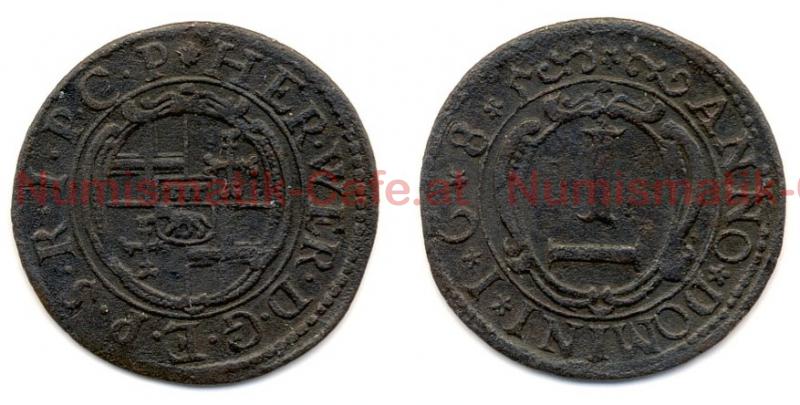 #S187Aa  1 1/2 Pfennig 1685