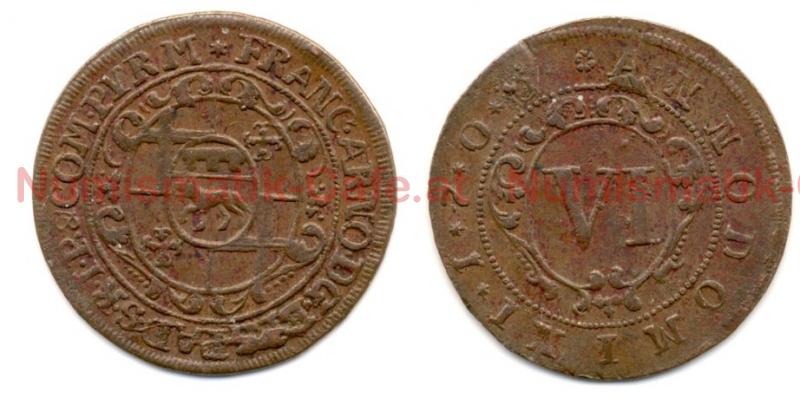 #S205Aa (2) 6 Pfennig 1706