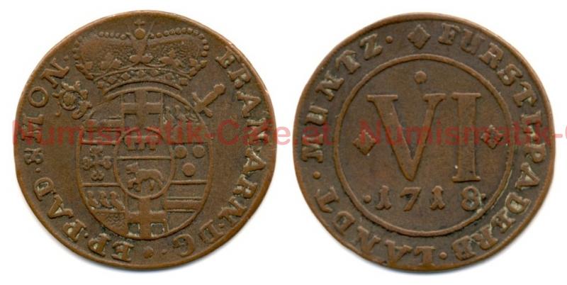 #S253Aa 6 Pfennig 1718