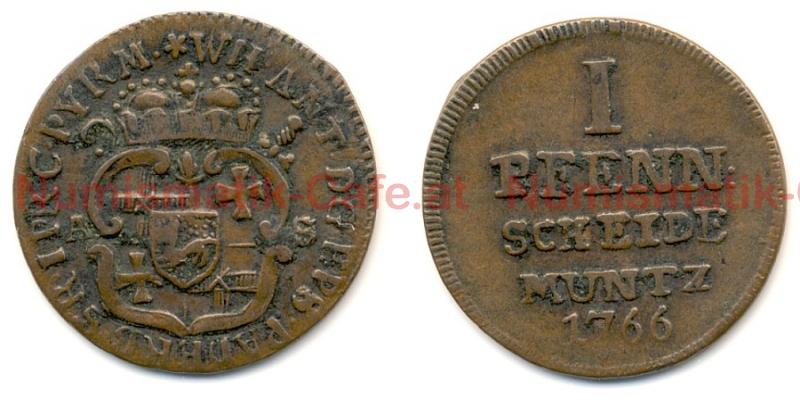 #S327Bc 1 Pfennig 1766