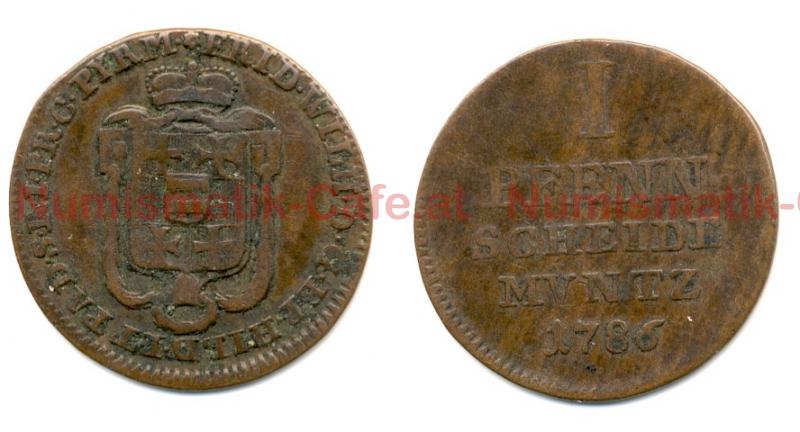 #S353Aa 1 Pfennig 1786