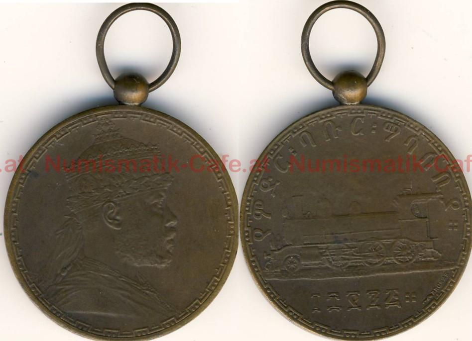 #M22 - Bronzemedaille auf die Eisenbahneinweihung EE 1895