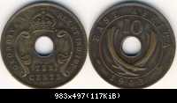 #HSb18 - 10 Cents, 1943SA, Pretoria