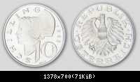 10 öS (ATS), 1983