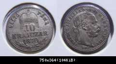 10 Krajczar 1870 GYF