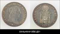 1/2 Lira 1823 M