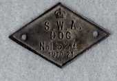 SWA Hundemarke 1920-21