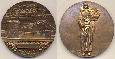 Djibouti Medal Comp des Salines de Djibouti 1956 afr.jpg