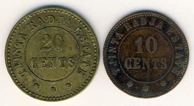 LaWe-490 en 497, Tjinta Radja, 10 en 20 cents.jpg