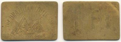 Egypt Token The Brazilian Coffee Stores Cairo Alexandria 1 Pt afr.jpg
