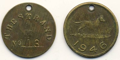 RSA Hundemarke The Strand M No 113 1946 afr.jpg
