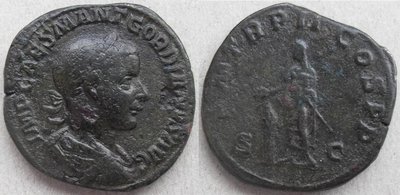 Gordianus III P M TR P II COS PP Sesterz.JPG