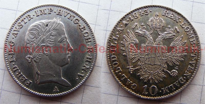10 Kreuzer 1843 A