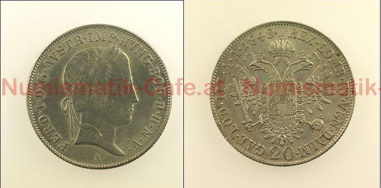 20 Kreuzer 1848 A