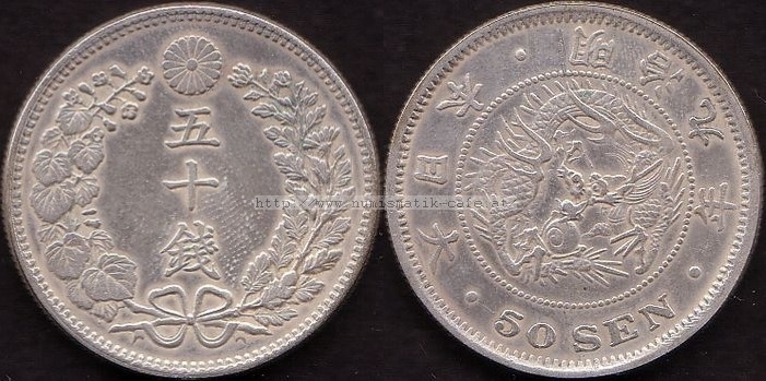 50 Sen 1876 Fälschung
