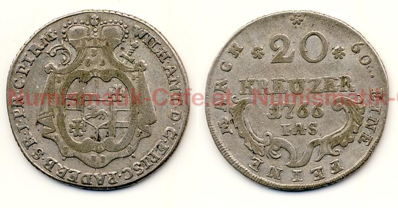 #S321Aa 20 Kreuzer 1766